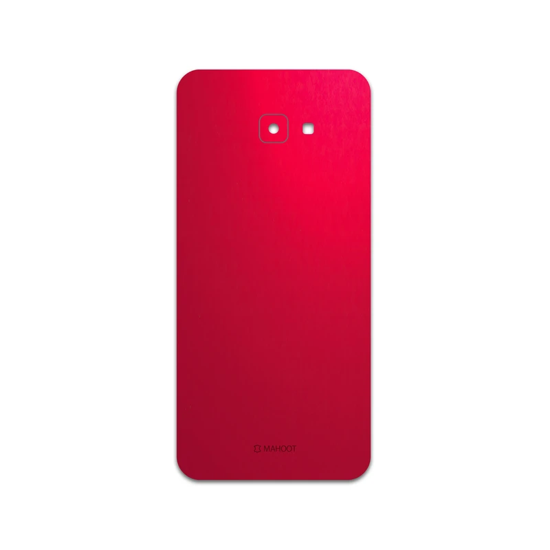 برچسب پوششی ماهوت مدل Matte-Warm-Red مناسب برای گوشی موبایل سامسونگ Galaxy J4 Core