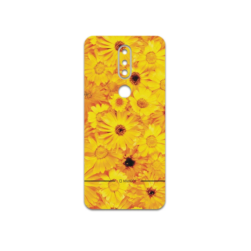 برچسب پوششی ماهوت مدل Yellow-Flower مناسب برای گوشی موبایل نوکیا 7.1