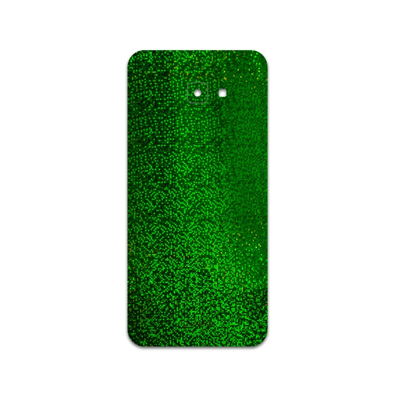 برچسب پوششی ماهوت مدل Green-Holographic مناسب برای گوشی موبایل سامسونگ Galaxy J4 Core