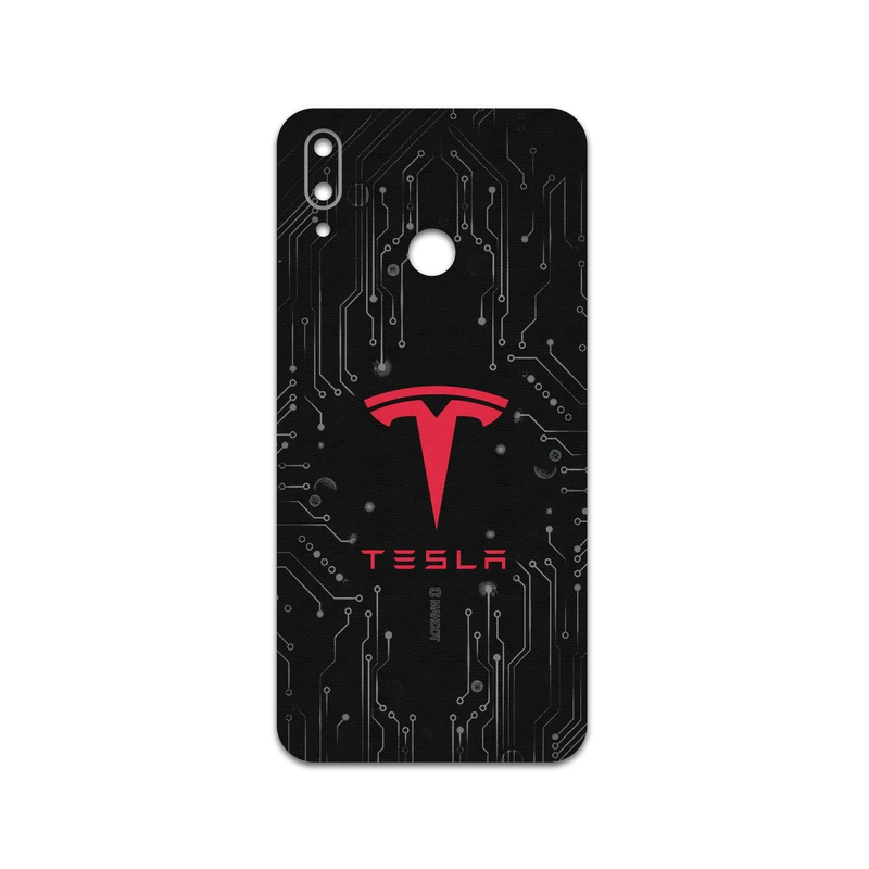 برچسب پوششی ماهوت مدل TESLA-Motors مناسب برای گوشی موبایل هوآوی Y9 2019