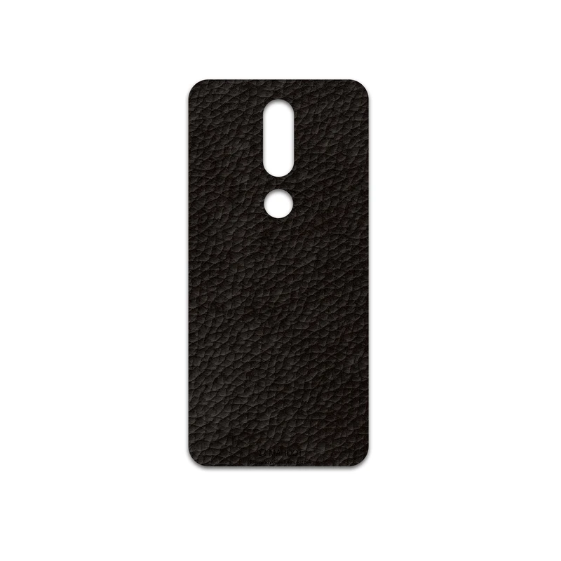 برچسب پوششی ماهوت مدل Dark-Brown-Leather مناسب برای گوشی موبایل نوکیا 7.1