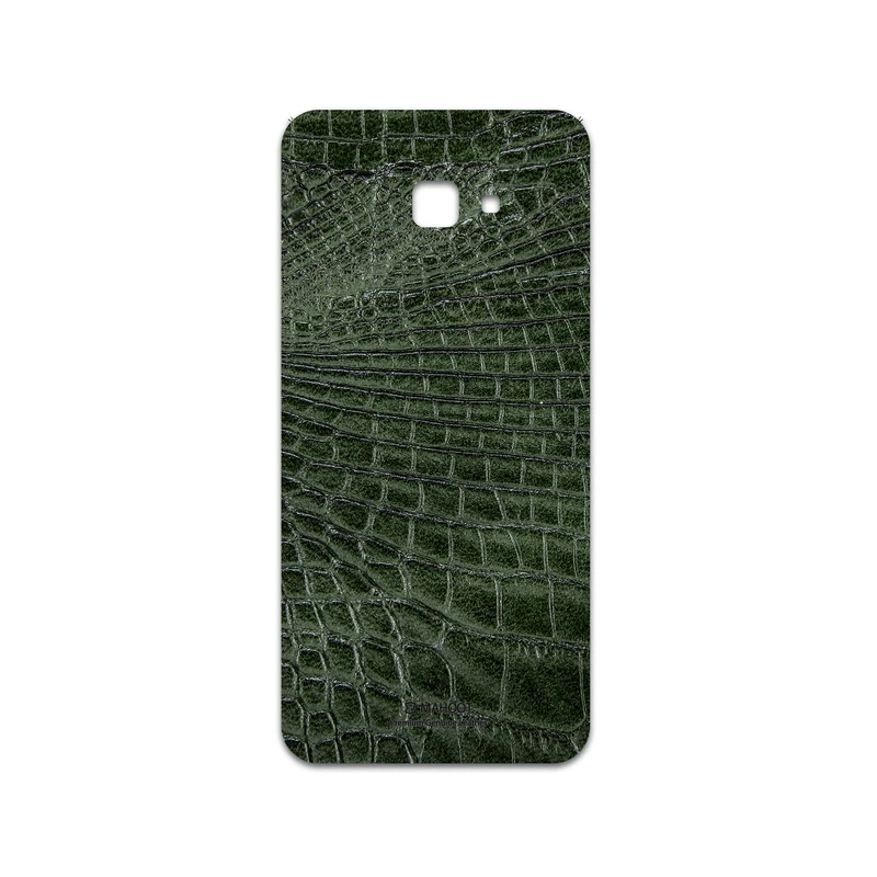 برچسب پوششی ماهوت مدل Green-Crocodile-Leather مناسب برای گوشی موبایل سامسونگ Galaxy J4 Core