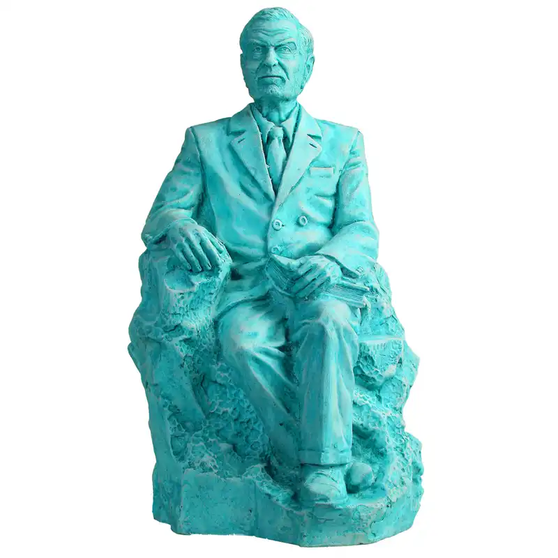 مجسمه تندیس و پیکره شهریار مدل تندیس استاد شهریار کد M190-2