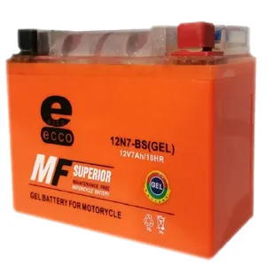 باتری موتور سیکلت اکو مدل 12N7-BS-GEL