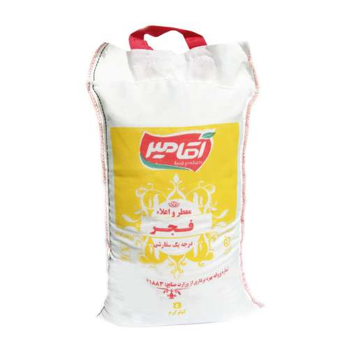 برنج فجر معطر و درجه یک گرگان - 5 کیلوگرم