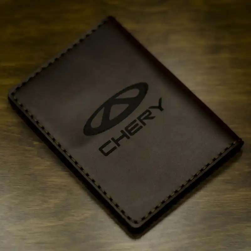 کیف مدارک چرمینه اسپرت طرح چری کد 53024