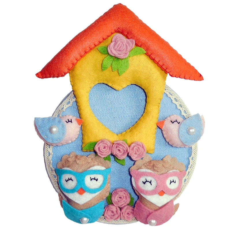 آویز تزیینی مدل جغد و لانه