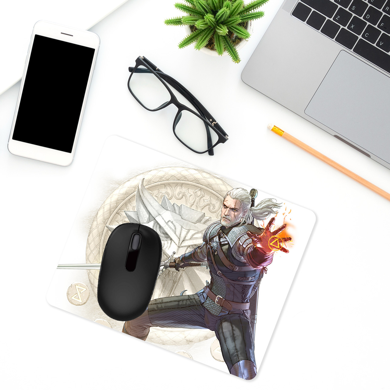 ماوس پد طرح ویچر مدل MP1408