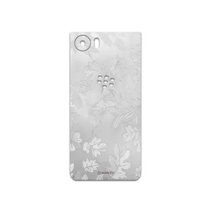 MAHOOT Silver-Wildflower Cover Sticker for BlackBerry Keyone/DTEK70