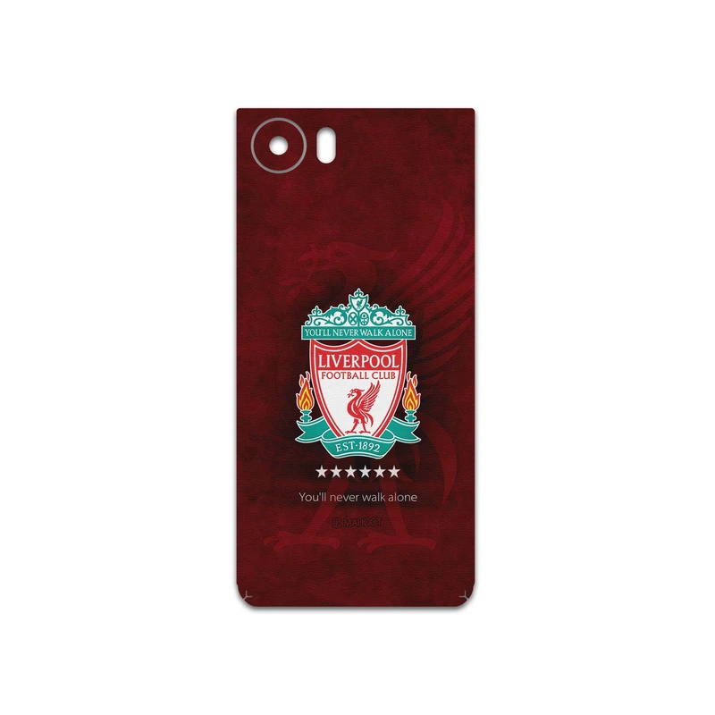 برچسب پوششی ماهوت مدل Liverpool-FC مناسب برای گوشی موبایل بلک بری Keyone-DTEK70