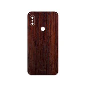 MAHOOT Red-Wood Cover Sticker for Xiaomi Redmi Note 6 Pro