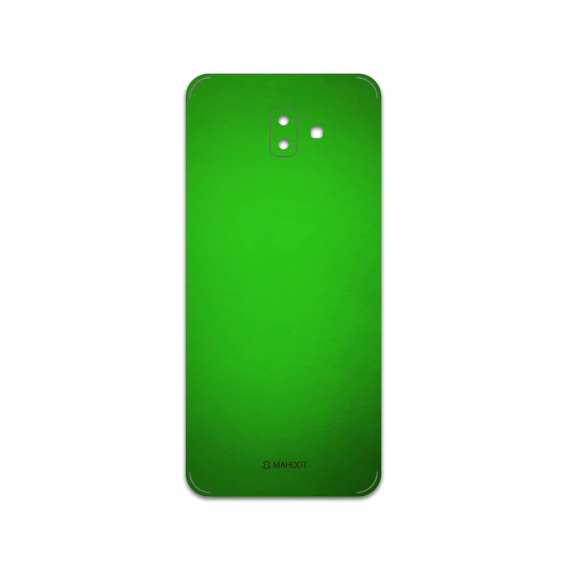 برچسب پوششی ماهوت مدل Metallic-Green مناسب برای گوشی موبایل سامسونگ Galaxy J6 Plus