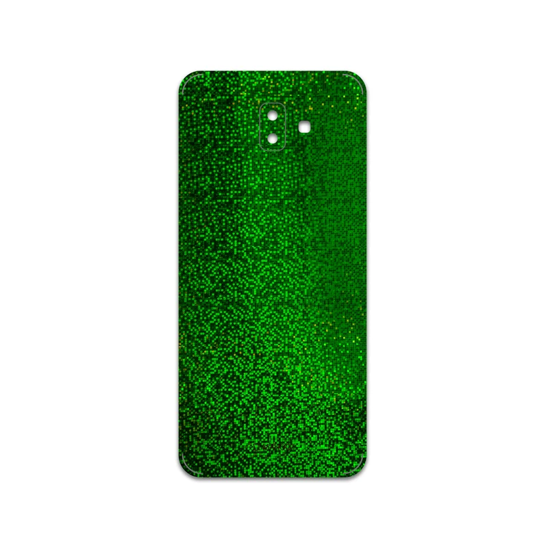 برچسب پوششی ماهوت مدل Green-Holographic مناسب برای گوشی موبایل سامسونگ Galaxy J6 Plus