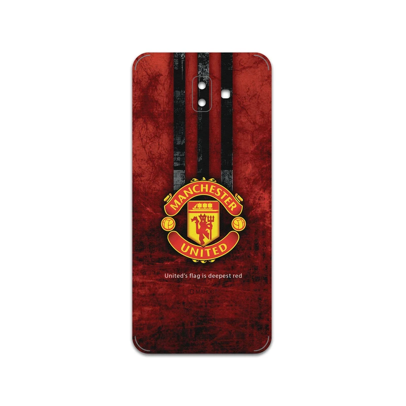 برچسب پوششی ماهوت مدل Manchester-United-FC مناسب برای گوشی موبایل سامسونگ Galaxy J6 Plus