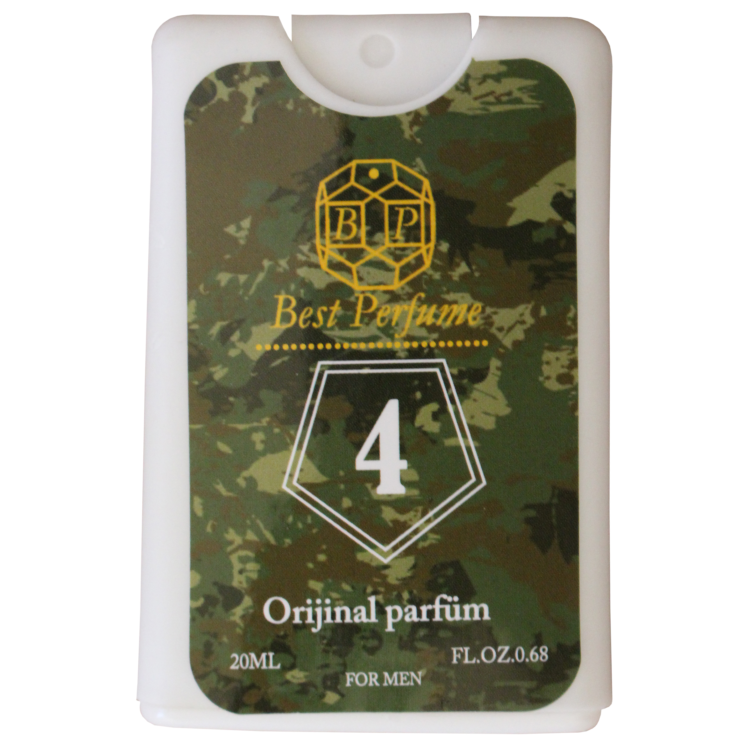 عطر جیبی مردانه بست پرفیوم شماره 4 حجم 20 میلی لیتر