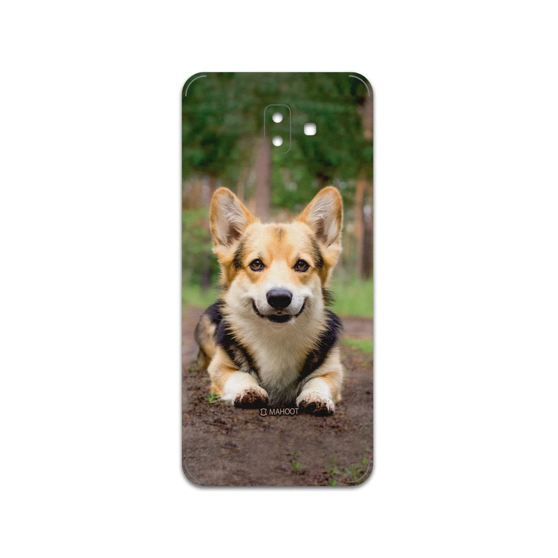 برچسب پوششی ماهوت مدل Dog-2 مناسب برای گوشی موبایل سامسونگ Galaxy J6 Plus