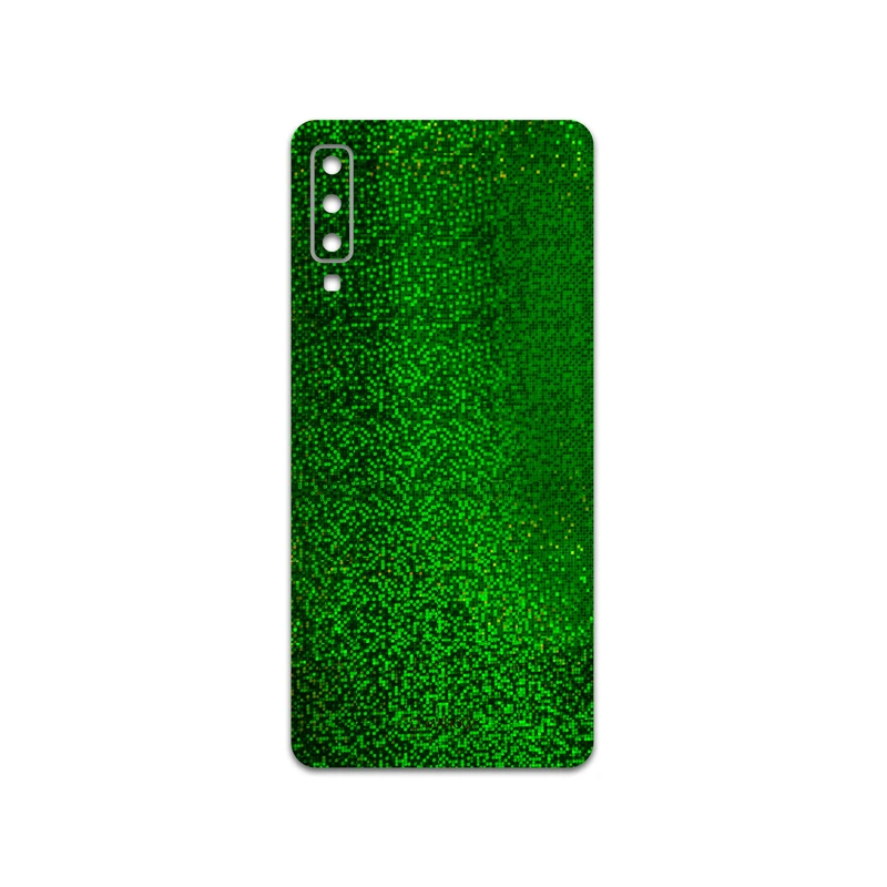 برچسب پوششی ماهوت مدل Green-Holographic مناسب برای گوشی موبایل سامسونگ Galaxy A7 2018