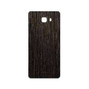 MAHOOT Dark-Gold-Stripes-Wood Cover Sticker for Samsung Galaxy C9 Pro
