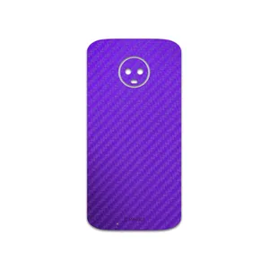 MAHOOT Purple-Fiber Cover Sticker for motorola Moto G6