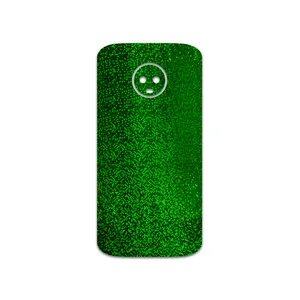 MAHOOT Green-Holographic Cover Sticker for motorola Moto G6