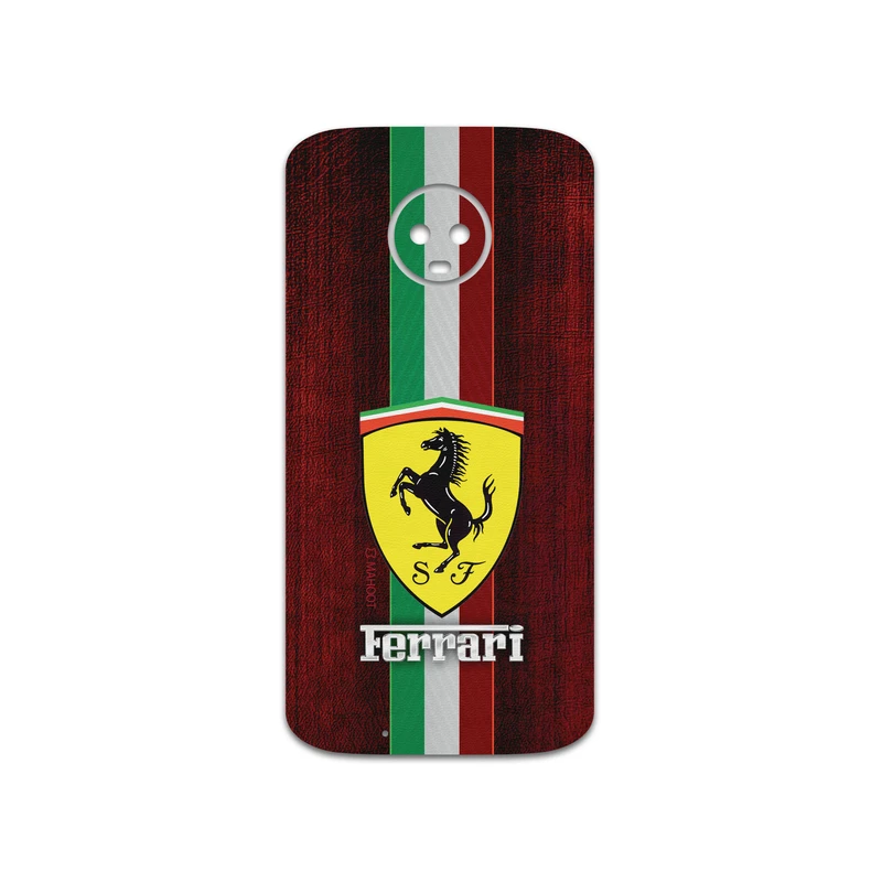برچسب پوششی ماهوت مدل Ferrari مناسب برای گوشی موبایل موتورولا Moto G6