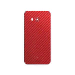 MAHOOT Red-Fiber Cover Sticker for htc U11