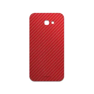 MAHOOT Red-Fiber Cover Sticker for Samsung Galaxy A7 2017