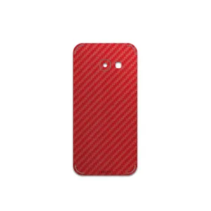 MAHOOT Red-Fiber Cover Sticker for Samsung Galaxy A3 2017