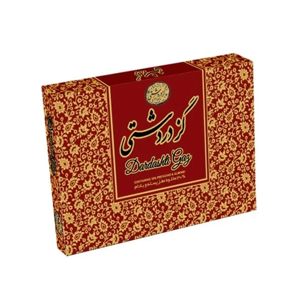 گز لقمه 30 درصد مخلوط پسته و بادام گز دردشتی - 400 گرم