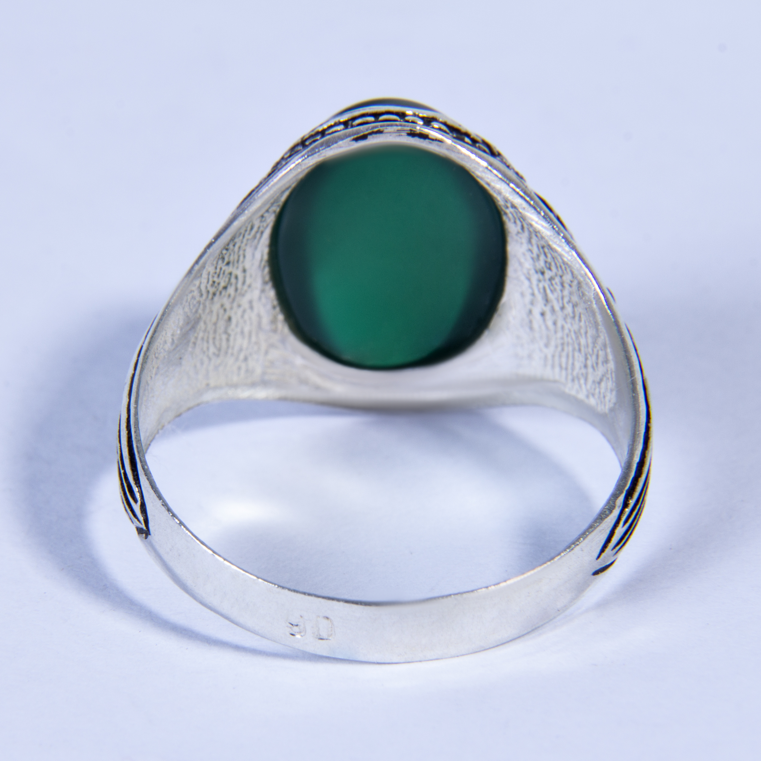  انگشتر نقره مردانه بازرگانی میلادی کد  AM_040