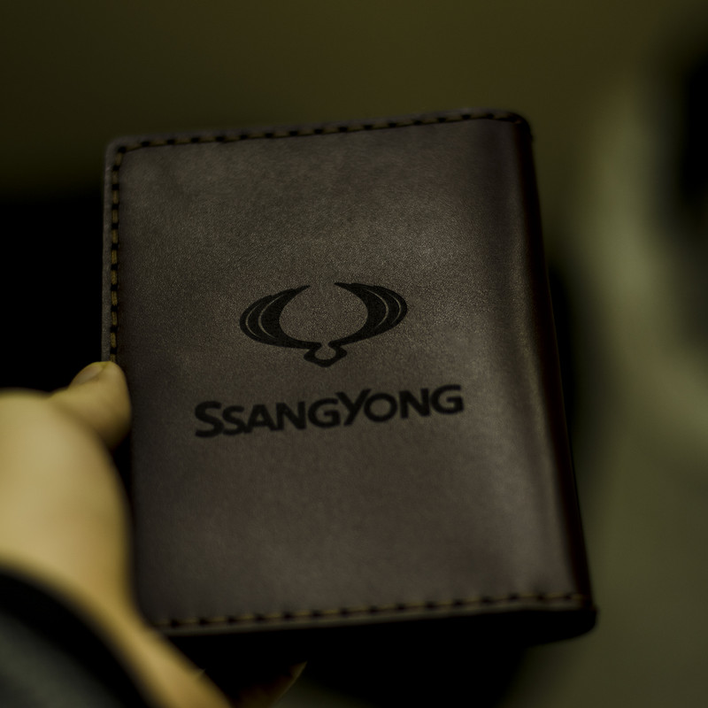 کیف مدارک خودرو چرمینه اسپرت طرح سانگ یانگ کد 54024