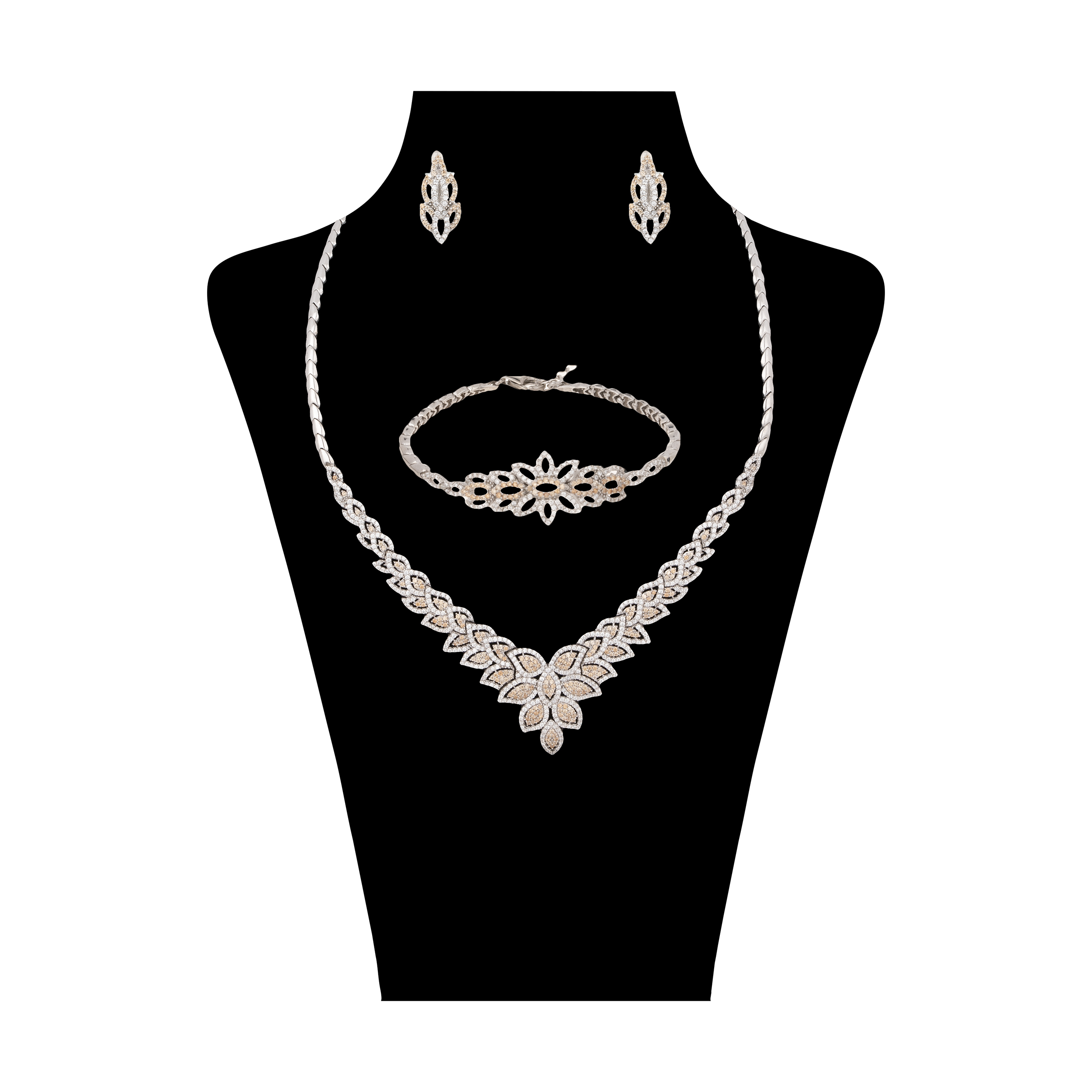 ست نقره زنانه سینانر کد SN-R004