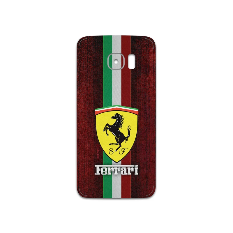 برچسب پوششی ماهوت مدل Ferrari مناسب برای گوشی موبایل سامسونگ Galaxy S7 Edge