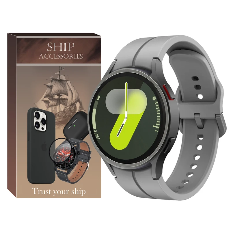 بند شیپ مدل Silic ORG SH مناسب برای ساعت هوشمند سامسونگ Galaxy Watch 7 44mm / Galaxy Watch 7 40mm