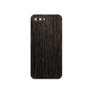 MAHOOT Dark-Gold-Stripes-Wood Cover Sticker for Honor 10