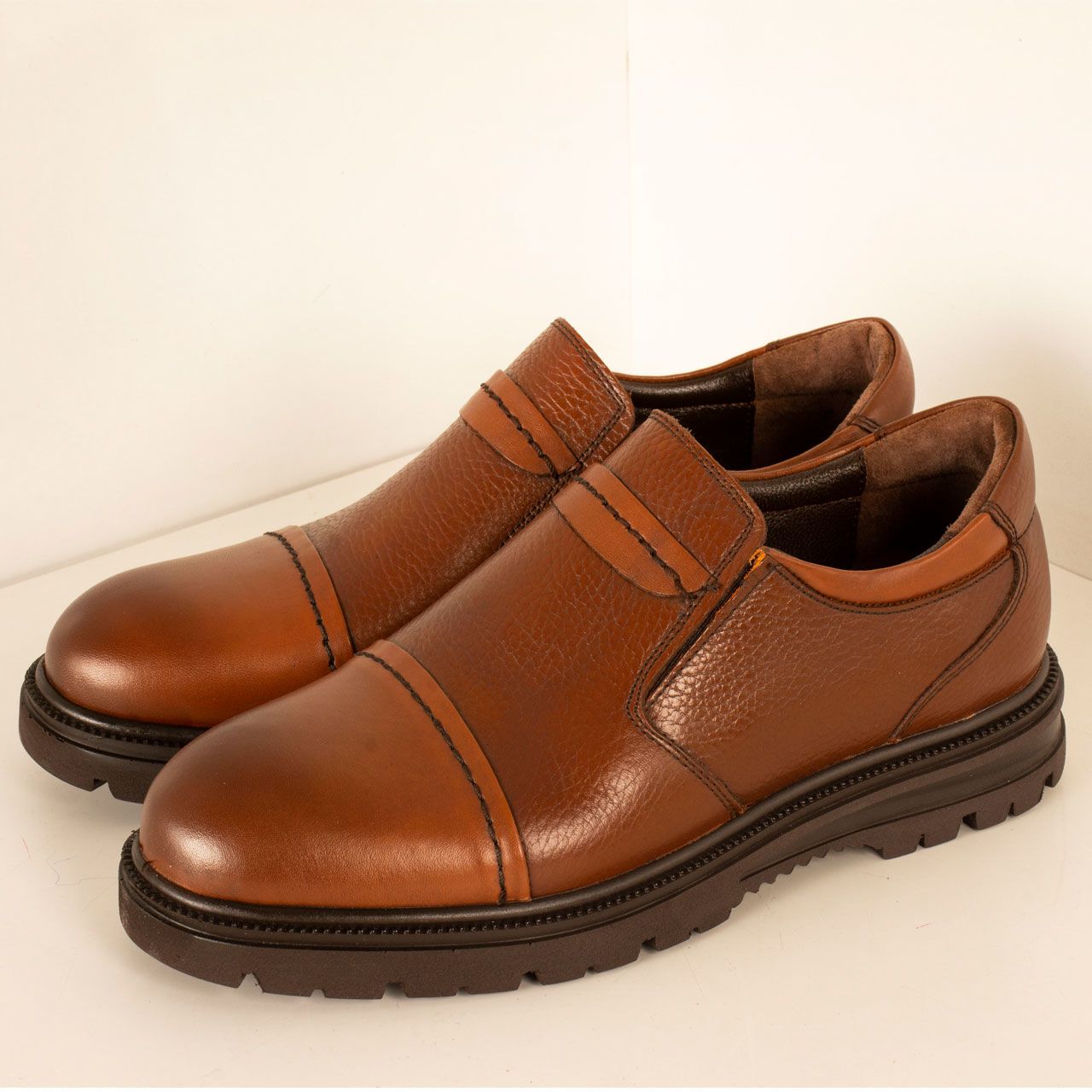  کفش روزمره مردانه پارینه چرم مدل SHO199-1 -  - 5