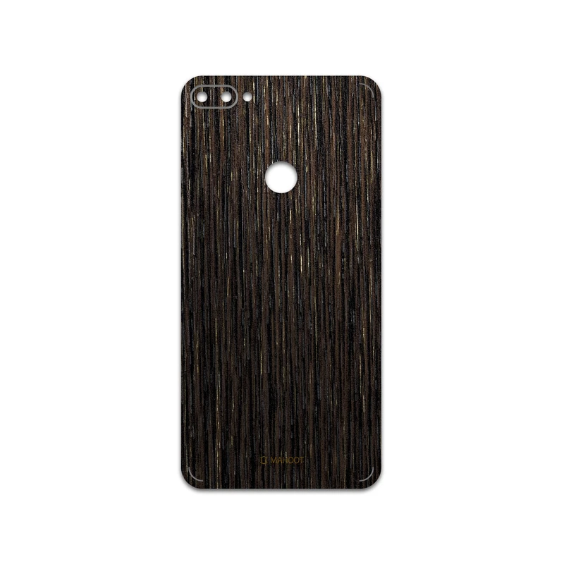 برچسب پوششی ماهوت مدل Dark-Gold-Stripes-Wood مناسب برای گوشی موبایل اچ تی سی Desire 12 Plus
