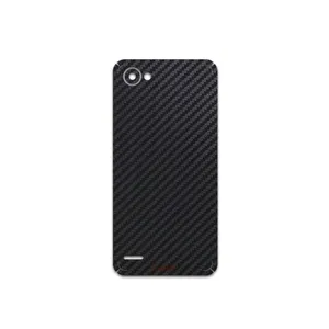 MAHOOT Black-Carbon-Fiber Cover Sticker for LG Q6