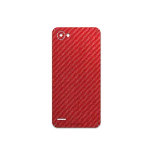 MAHOOT Red-Fiber Cover Sticker for LG Q6