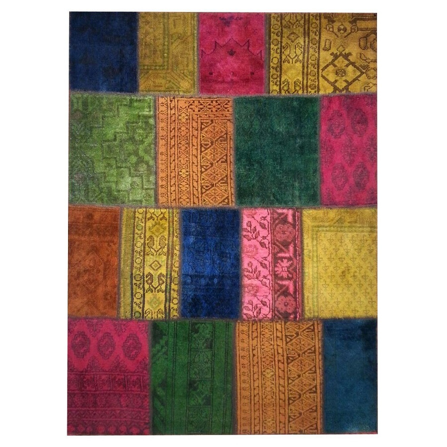 کلاژ فرش دستباف یک و نیم متری کد PACHWO9