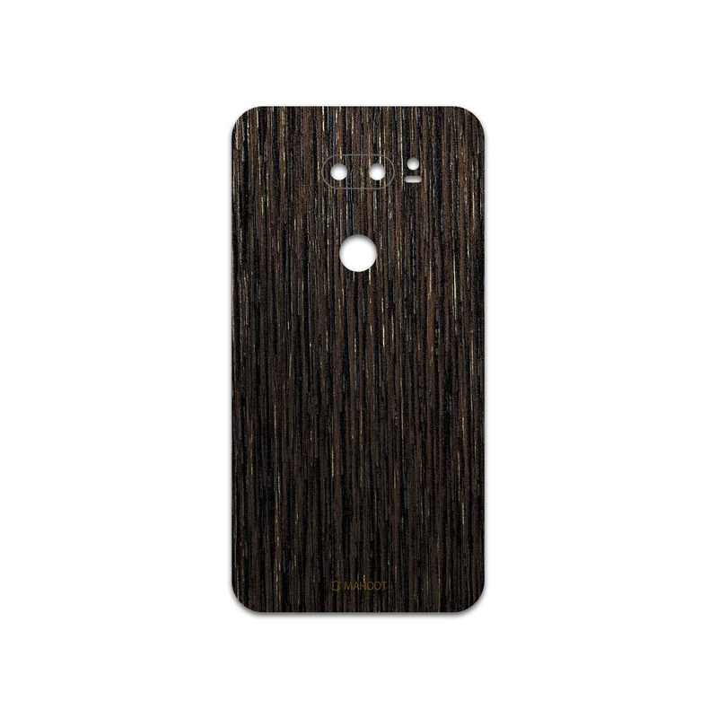 برچسب پوششی ماهوت مدل Dark-Gold-Stripes-Wood مناسب برای گوشی موبایل ال جی V30