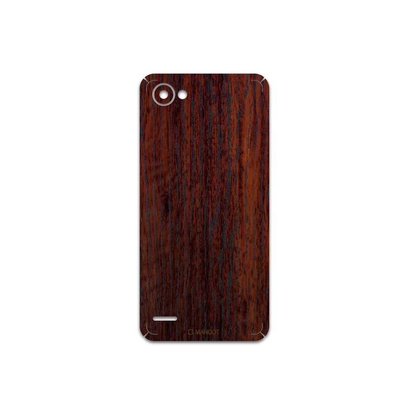 برچسب پوششی ماهوت مدل Red-Wood مناسب برای گوشی موبایل ال جی Q6