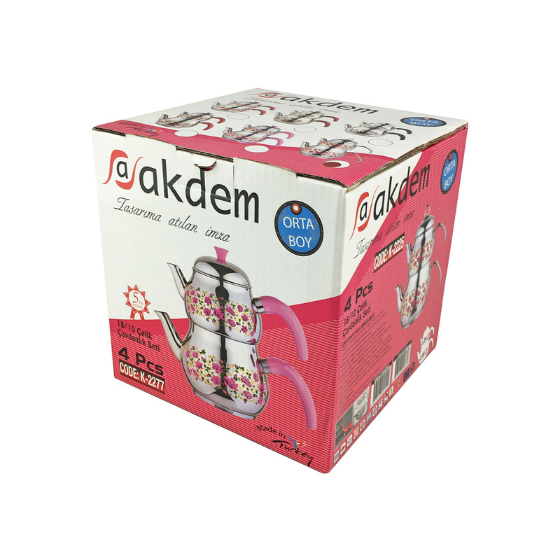 کتری و قوری آکدم مدل کد 2225