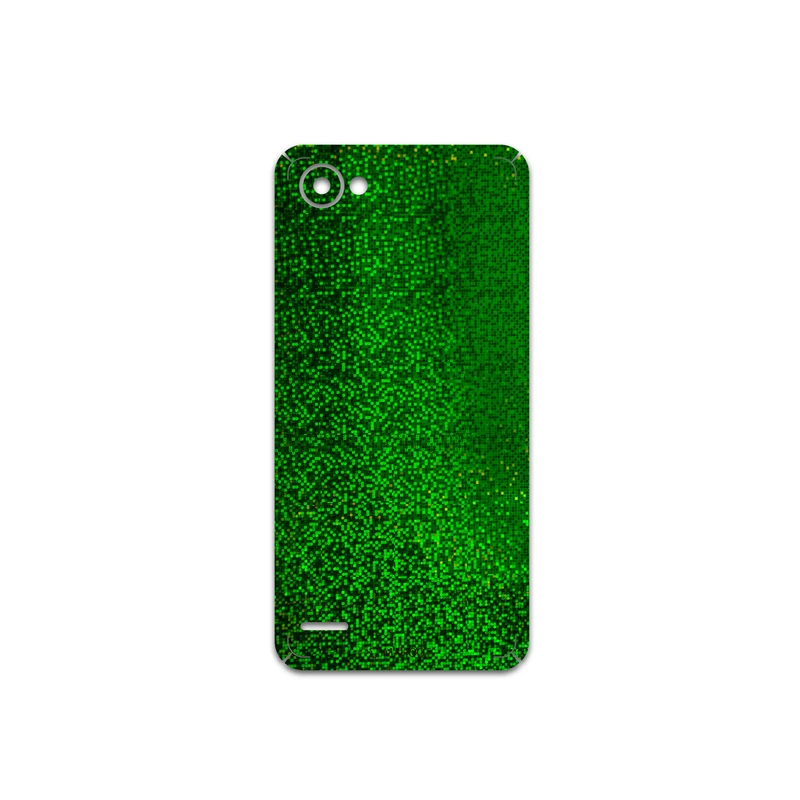 برچسب پوششی ماهوت مدل Green-Holographic مناسب برای گوشی موبایل ال جی Q6