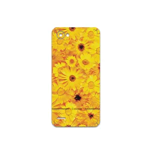 MAHOOT Yellow-Flower Cover Sticker for LG Q6