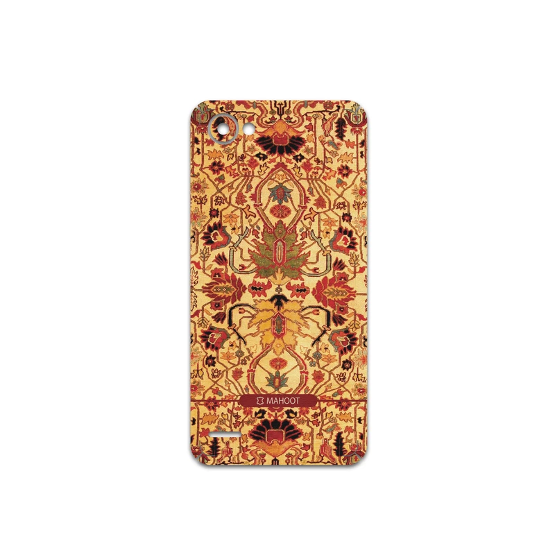 برچسب پوششی ماهوت مدل Persian-Carpet-Yellow مناسب برای گوشی موبایل ال جی Q6