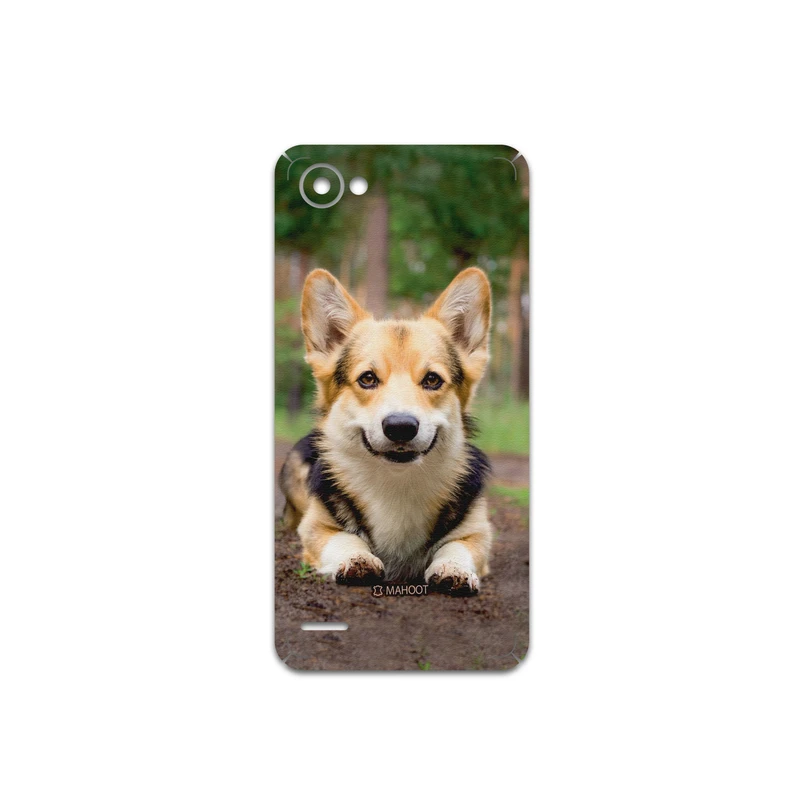 برچسب پوششی ماهوت مدل Dog-2 مناسب برای گوشی موبایل ال جی Q6