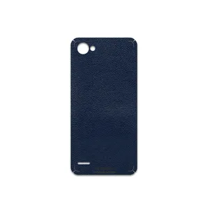 MAHOOT Deep-Blue-Leather Cover Sticker for LG Q6