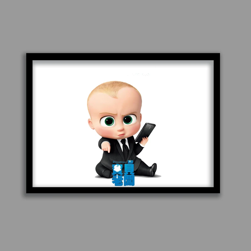 تابلو لیلیان طرح انیمیشن بچه رئیس کد LA-G10327-2