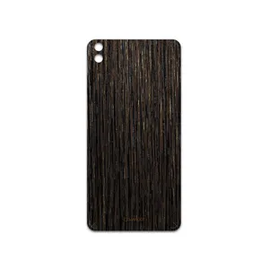 MAHOOT Dark-Gold-Stripes-Wood Cover Sticker for HTC Desire 816
